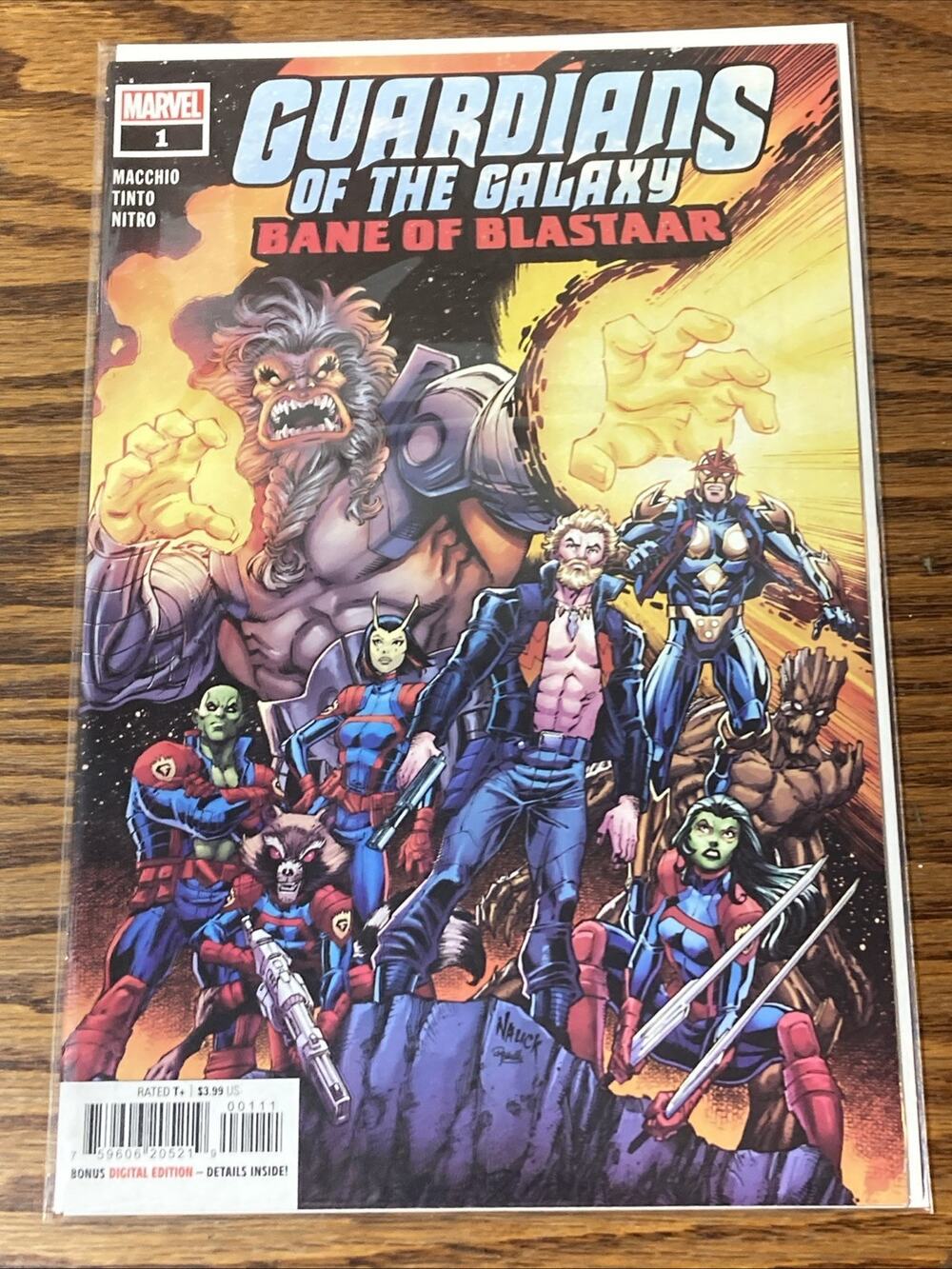 Marvel Comics Guardians of the Galaxy Bane of Blastaar #1 Main Cover. (2023)